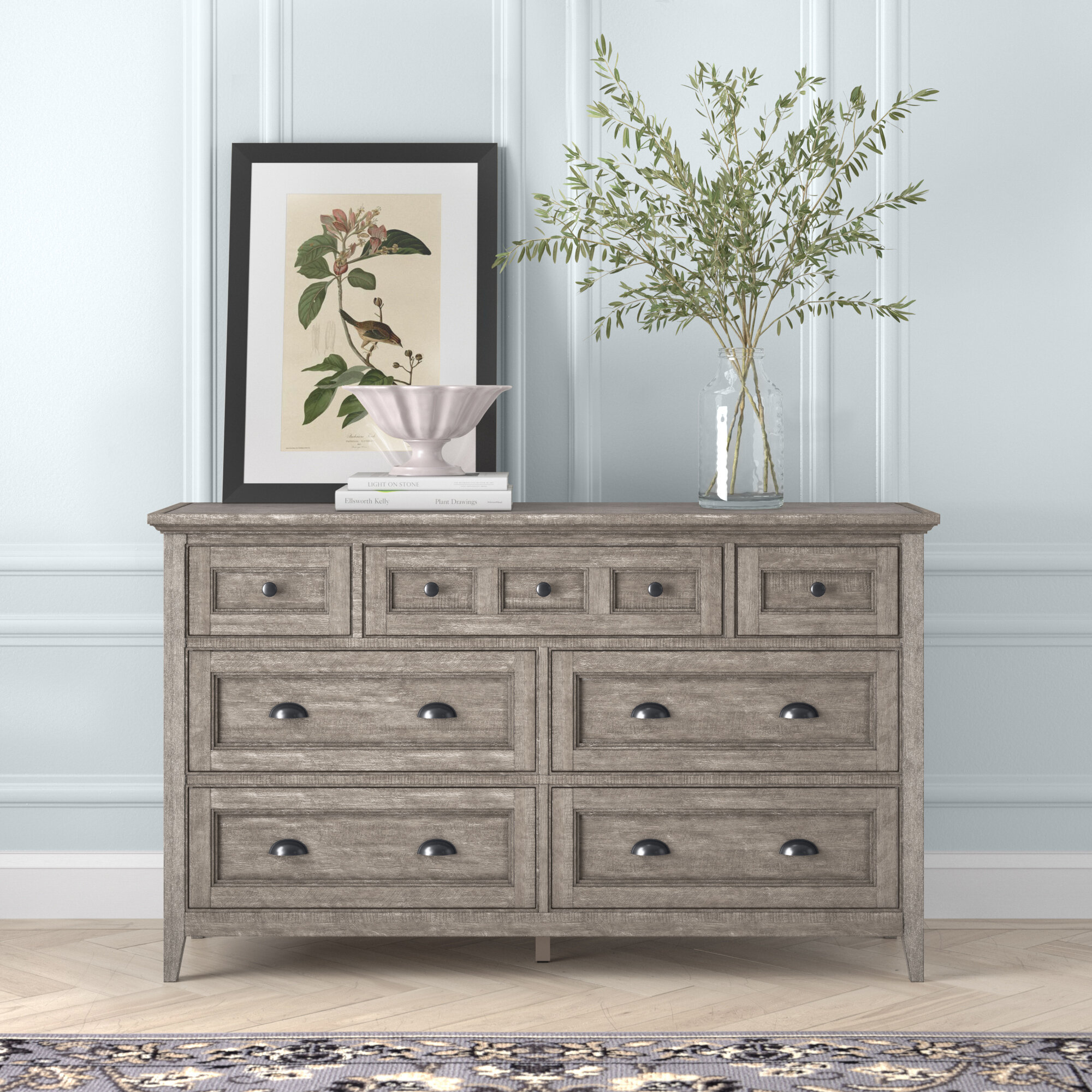 The Twillery Co Randell Wood Drawer Dresser Wayfair